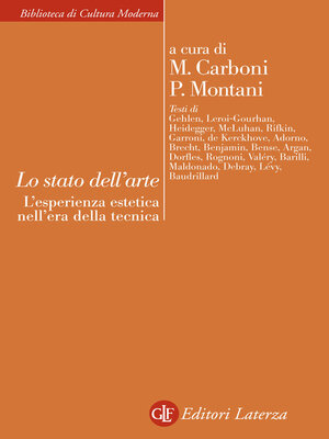 cover image of Lo stato dell'arte